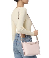 FURLA TONIE Borsa piccola in pelle con tracolla dusty pink - Borse Donna - 2