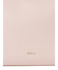 FURLA TONIE Borsa piccola in pelle con tracolla dusty pink - Borse Donna - 4