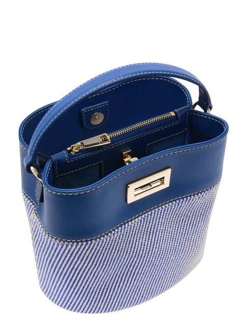 AMELIA Borsa secchiello mini, a mano toni indigo - Borse Donna
