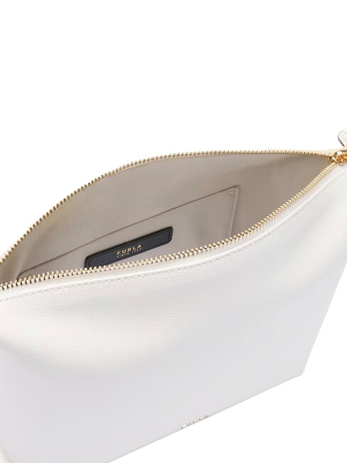 TONIE Borsa piccola in pelle con tracolla talco - Borse Donna