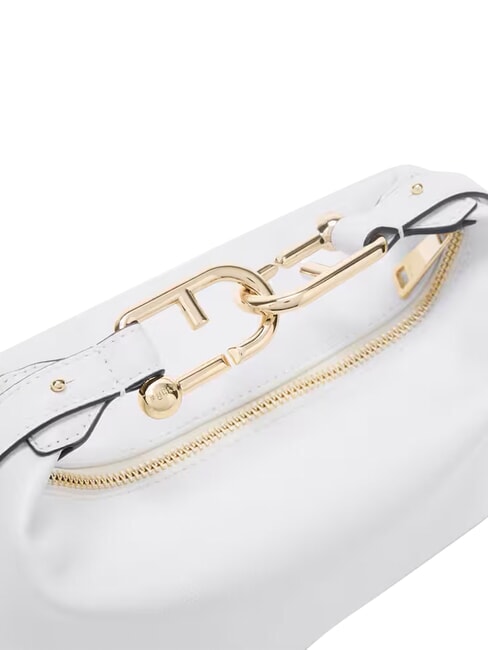 TONIE Borsa piccola in pelle con tracolla talco - Borse Donna