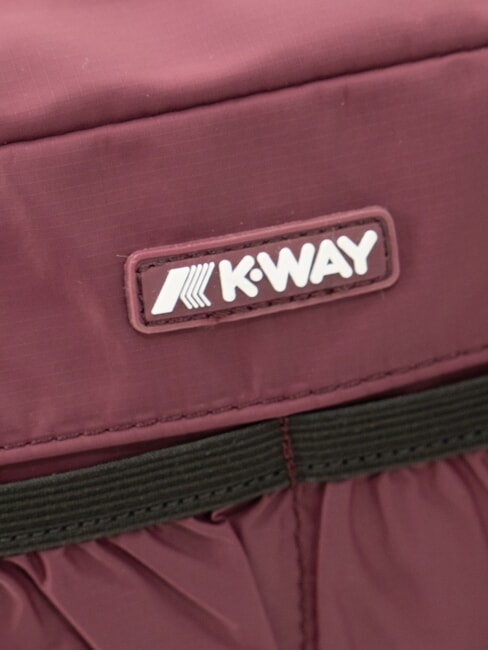 ALBAS Beauty case doppia zip con tasche violet mauve wine - Beauty Case