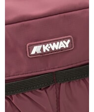KWAY ALBAS Beauty case doppia zip con tasche violet mauve wine - Beauty Case - 3