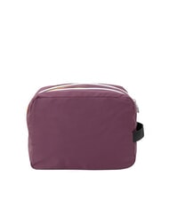 KWAY ALBAS Beauty case doppia zip con tasche violet mauve wine - Beauty Case - 4