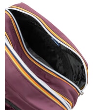 KWAY ALBAS Beauty case doppia zip con tasche violet mauve wine - Beauty Case - 5