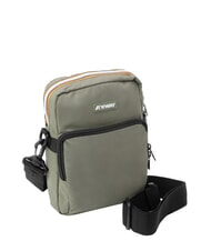 KWAY ERLOY Borsello in nylon con tasca green lichen - Tracolle Uomo - 2