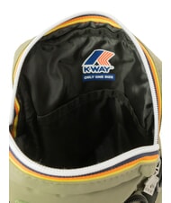 KWAY ERLOY Borsello in nylon con tasca green lichen - Tracolle Uomo - 5