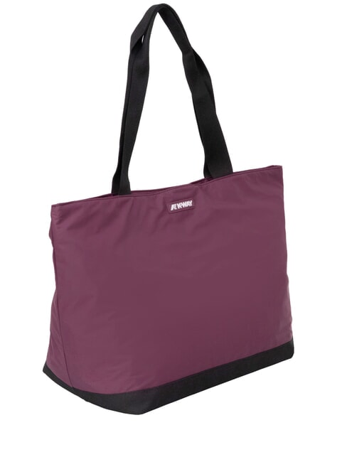 CLERE Borsa tote a spalla violet mauve wine - Borse Donna