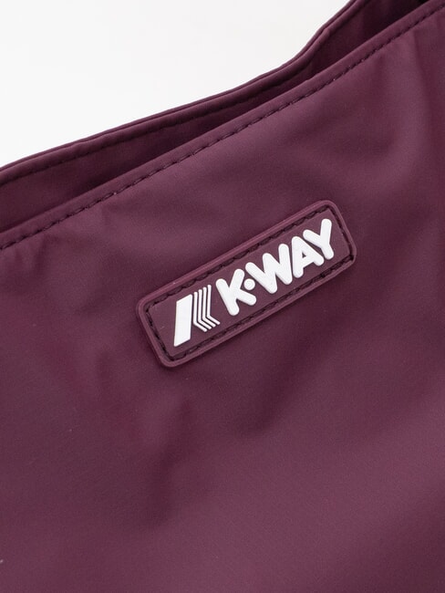 CLERE Borsa tote a spalla violet mauve wine - Borse Donna