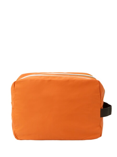 ALBAS Beauty case doppia zip con tasche orange brownish - Beauty Case