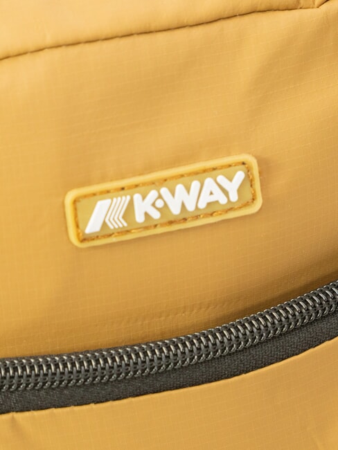 ERLOY Borsello in nylon con tasca brown bistre - Tracolle Uomo