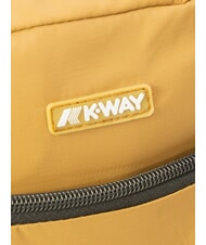 KWAY ERLOY Borsello in nylon con tasca brown bistre - Tracolle Uomo - 3
