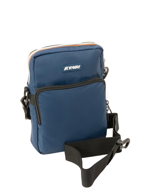 ERLOY Borsello in nylon con tasca blue insignia - Tracolle Uomo