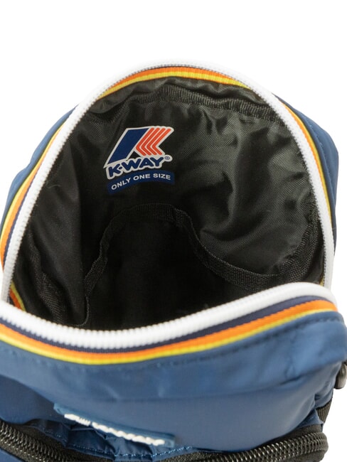 ERLOY Borsello in nylon con tasca blue insignia - Tracolle Uomo