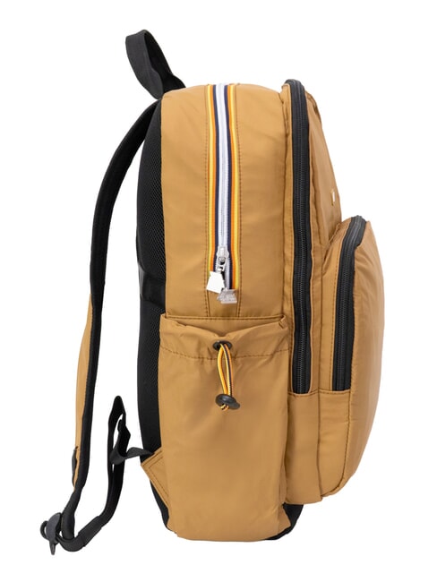 GIZY Zaino in nylon porta pc 15" brown bistre - Zaini da lavoro porta PC