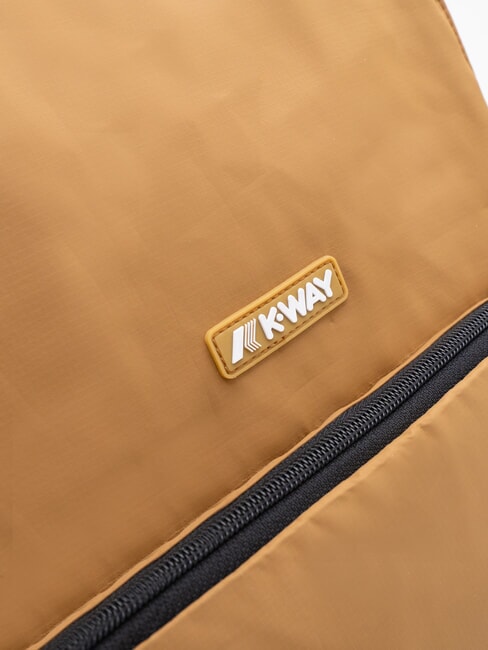 GIZY Zaino in nylon porta pc 15" brown bistre - Zaini da lavoro porta PC