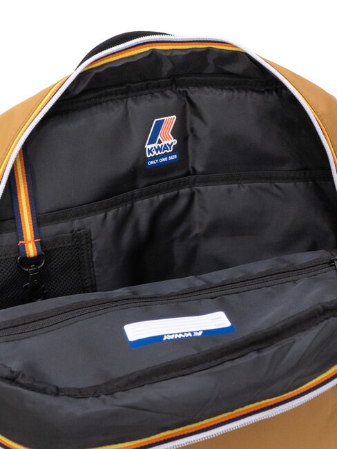 GIZY Zaino in nylon porta pc 15" brown bistre - Zaini da lavoro porta PC