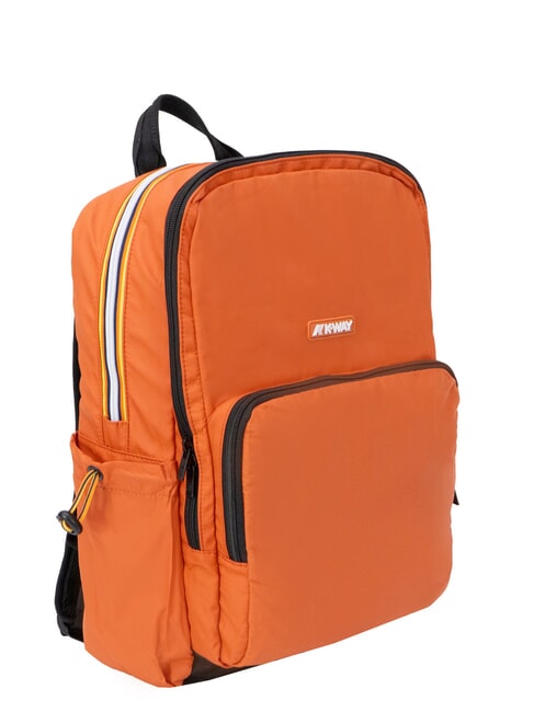 GIZY Zaino in nylon porta pc 15" orange brownish - Zaini da lavoro porta PC
