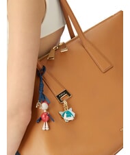 FURLA OLIVIA Borsa shopping a spalla, in pelle tabacco - Borse Donna - 3