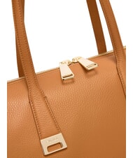 FURLA OLIVIA Borsa shopping a spalla, in pelle tabacco - Borse Donna - 7