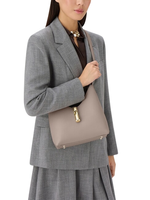 GOCCIA Borsa a spalla, in pelle linen - Borse Donna