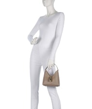 FURLA IRIDE Borsa mini a spalla, in pelle greige - Borse Donna - 5