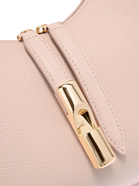 GOCCIA Borsa a spalla pelle martellata dusty pink - Borse Donna