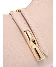 FURLA GOCCIA Borsa a spalla pelle martellata dusty pink - Borse Donna - 6