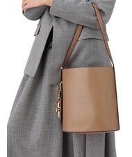 FURLA ROXIE Borsa a spalla, in pelle toffee - Borse Donna - 3