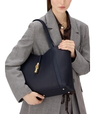 FURLA GOCCIA Borsa a spalla, in pelle ink blue - Borse Donna - 2