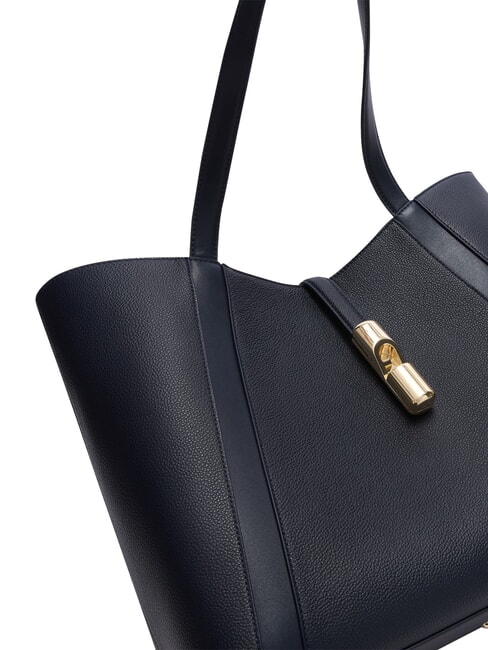 GOCCIA Borsa a spalla, in pelle ink blue - Borse Donna