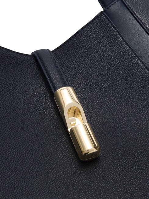 GOCCIA Borsa a spalla, in pelle ink blue - Borse Donna