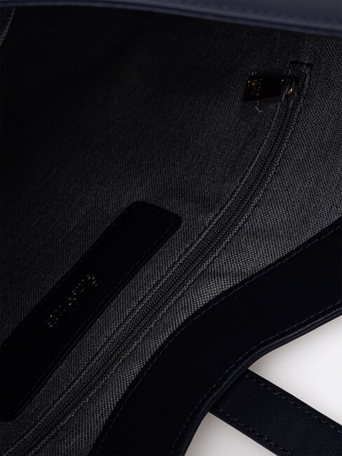 GOCCIA Borsa in pelle a spalla ink blue - Borse Donna