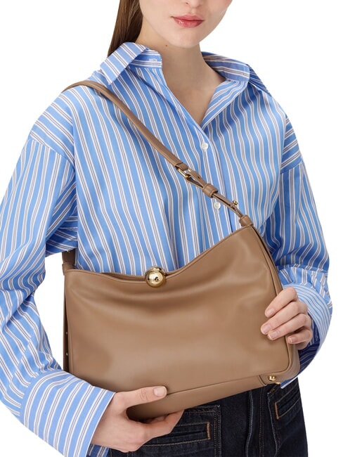 SFERA SOFT  Borsa in pelle a spalla toffee - Borse Donna