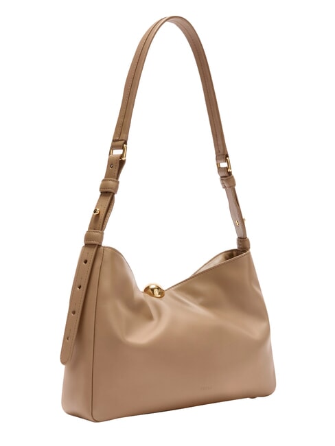 SFERA SOFT  Borsa in pelle a spalla toffee - Borse Donna