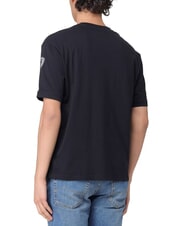 BLAUER HANSON T-shirt manica corte, in cotone nero - T-shirt Uomo - 2