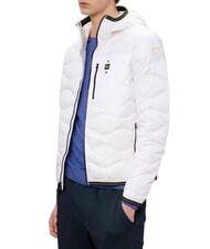 BLAUER WAVE Piumino imbottito corto, con cappuccio bianco ottico - Piumini Uomo - 4