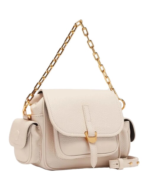 CAMPUS  Mini Bag a tracolla, in pelle LAMBSKIN WHITE - Borse Donna
