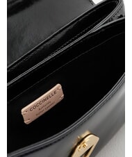 COCCINELLE CAMPIONARIO - DEW SHINY CALF Mini Bag a tracolla Nero - Borse Donna - 4
