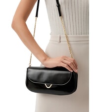 COCCINELLE DEW SHINY CALF Mini Bag a tracolla Nero - Borse Donna - 5