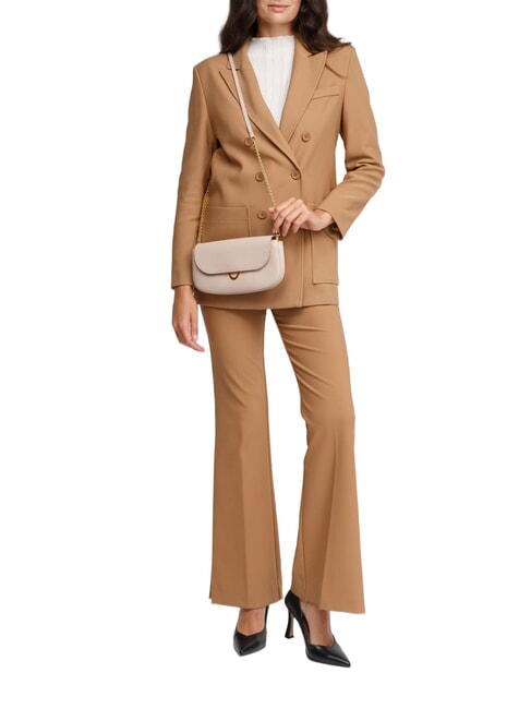 DEW Borsa piccola in pelle martellata rosette - Borse Donna