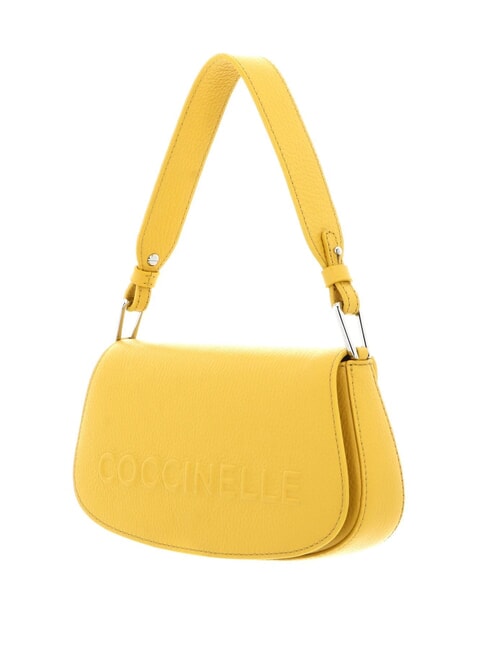 MYRTHA MAXI LOG Borsa a spalla in pelle con tracolla soleado - Borse Donna