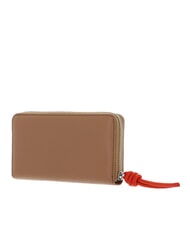 COCCINELLE MYRTHA MAXI LOG Portafoglio grande zip around in pelle ner/ross - Borse Donna - 3