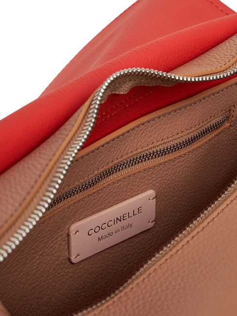 RAQUEL L Borsa a tracolla, in pelle ner/ross - Borse Donna