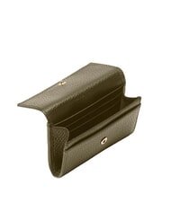 COCCINELLE METALLIC SOFT Portacarte in pelle martellata - Portafogli Donna