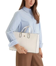 TOMMY HILFIGER TH DAILY Borsa a mano, con tracolla removibile - Borse Donna