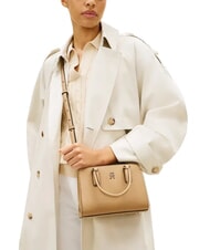 TOMMY HILFIGER TH DAILY Mini Bag a mano, con tracolla safari canvas - Borse Donna - 4