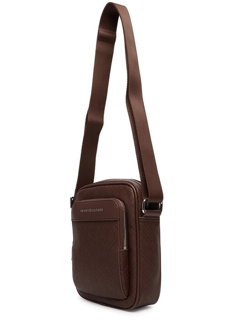 TH FLAG MONOGRAM Borsello coffee bean - Tracolle Uomo