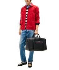 TOMMY HILFIGER TH FOUNDATION Borsone con tracolla black - Borsoni - 4