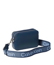 CALVIN KLEIN SIGNATURE LOGO STRAP Borsa camera case doppia funzione key largo - Borse Donna - 2